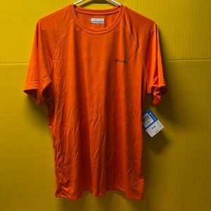 Columbia Sportswear Company orange short sleeve shirt, new with tags, size med